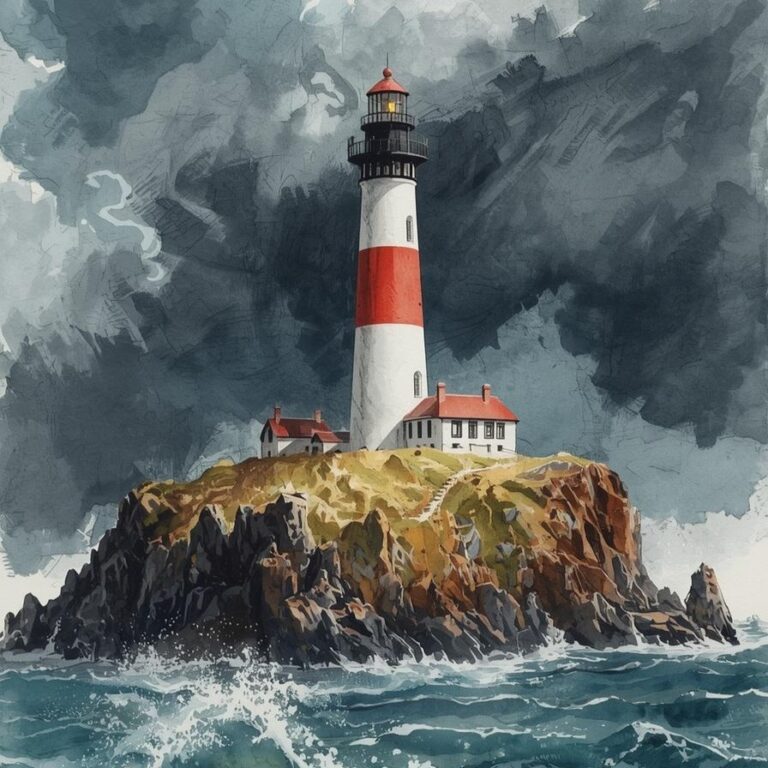 Leuchtturm als Orientierung in schweren Zeiten